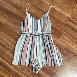 Colorful American Eagle romper